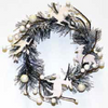 Snowy Pine Berry & Deer Candle Ring
