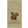 Squirrel Dish Towel