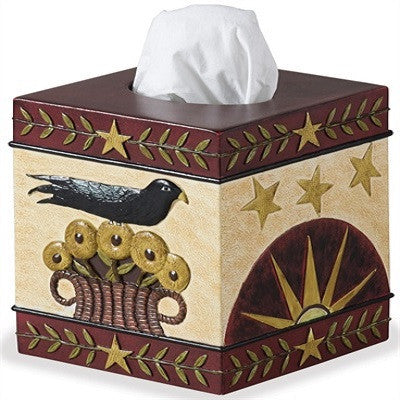 Sunflower & Crow Tissue Holder