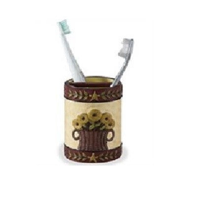 Sunflower & Crow Toothbrush Holder