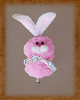 Pink Bunny Stacker Bulb by Vicky Jeans Creations
