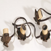 Six Light Strand of Rustic String Lights by Vickie Jeans Creations