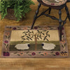 Willow Sheep Hooked Rug