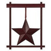 Burgundy Window Star