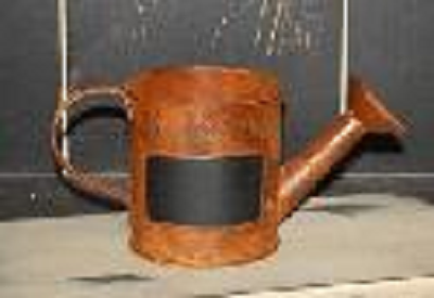 Rusty Tin Writable Watering Can
